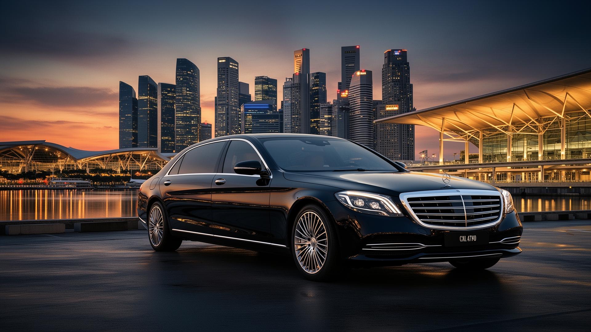 Luxury limousine in Singapore